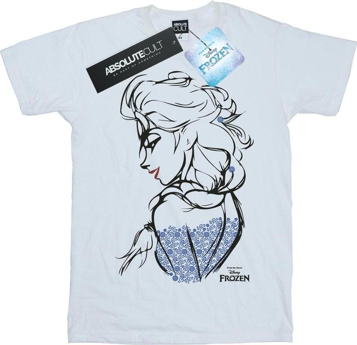 Actual product image Disney Frozen Girls Elsa Sketch T-Shirt (140, 146)