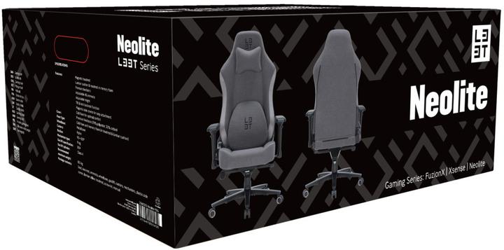 Image du produit Deltaco Gaming L33T Gaming Chair Neolite Soft Fabric - Dark Grey