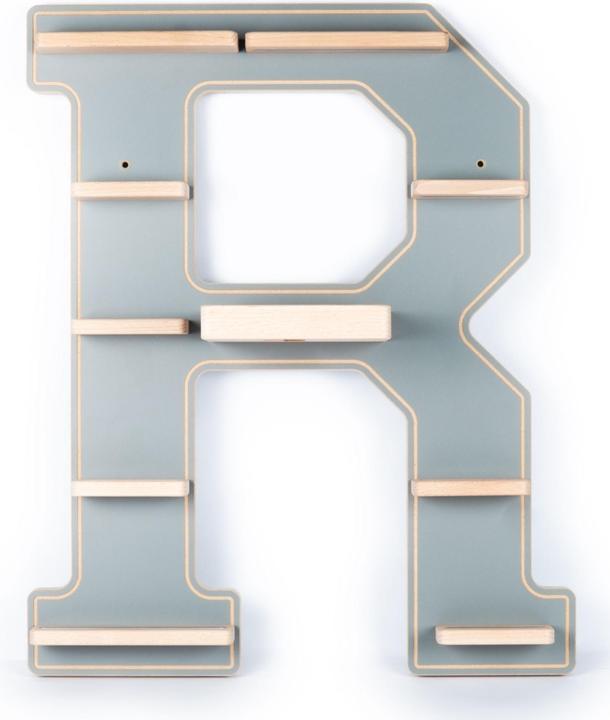 VCM Scaffale lettera R per Toniebox Tonies (44 x 19 x 54 cm)