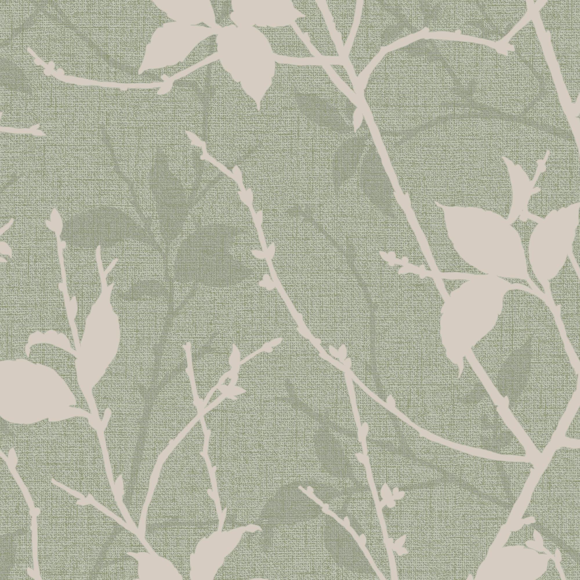 Boutique, Carta da parati, Wallpaper, white/green
