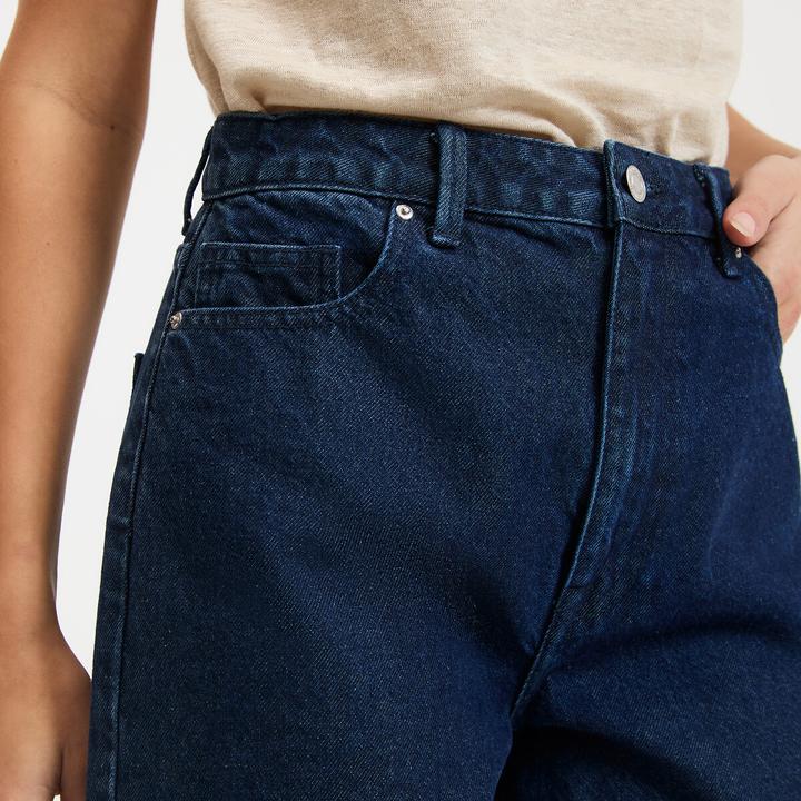Image du produit La Redoute Collections Short en jean taille haute (46)