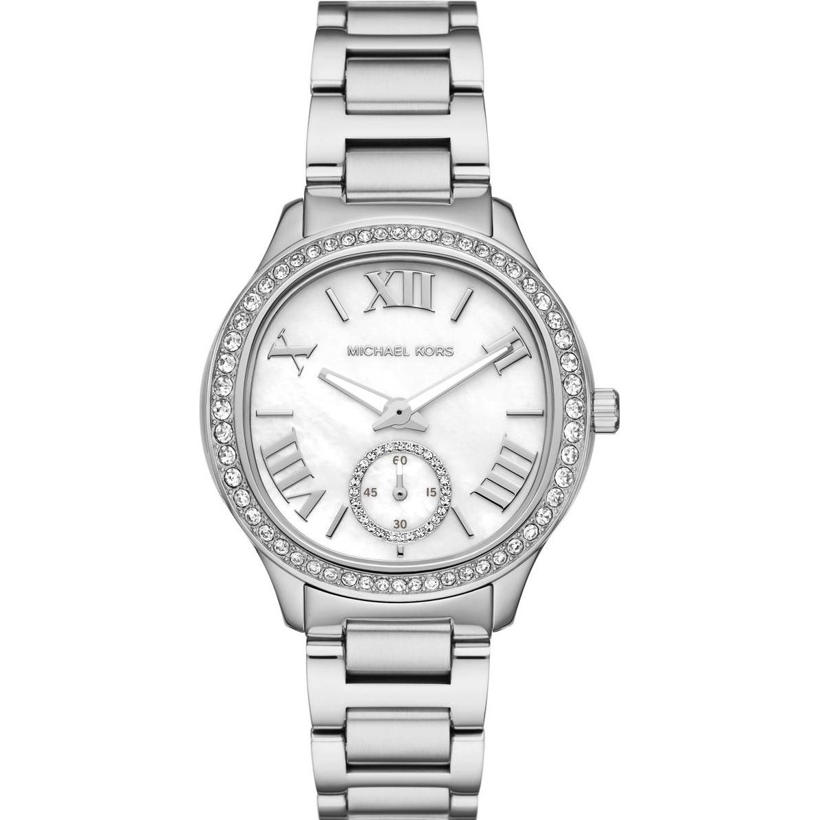 Michael Kors, Armbanduhr, Sage, Silber, (Analoguhr, 38 mm)