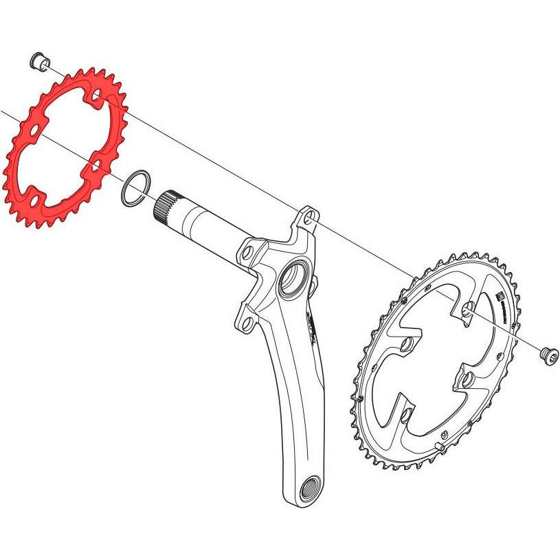 Thumbnail - Shimano, Kettenblatt, (28)