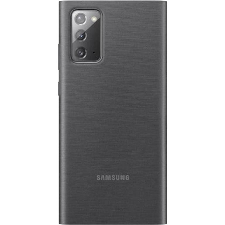 Samsung Smart Clear View Cover (Samsung Galaxy Note 20), Smartphone Hülle, Schwarz