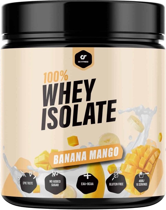 Produktbild Go Fitness 100% Whey Isolat (Banane, Mango, 1 Stk., 400 g)