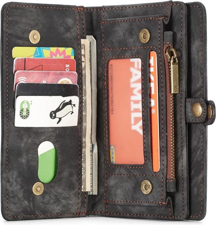 Produktbild Caseme Apple iPhone XR Echtleder Portemonnaie Karten Hülle (Apple iPhone XR)