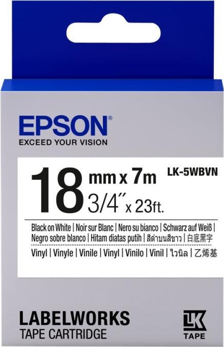 Epson LK-5WBVN Vinyl (1.80 cm)