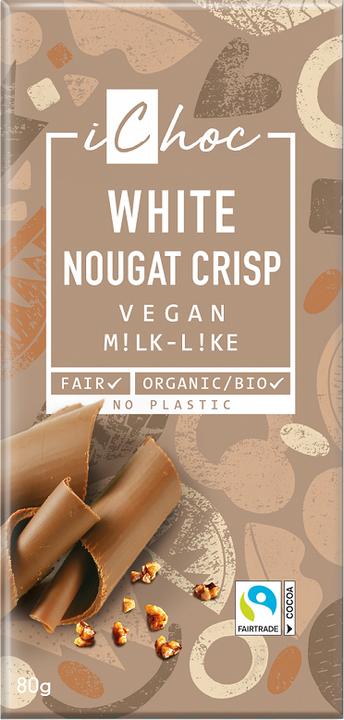 Image du produit Ichoc White Nougat Crisp Bio (80 g)