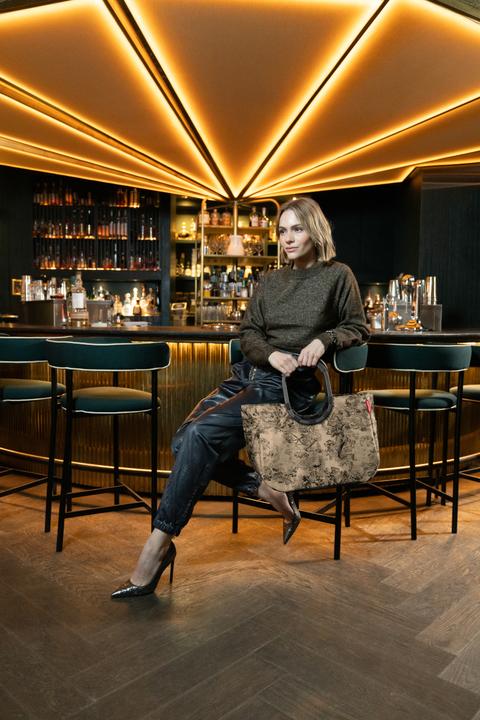 Produktbild reisenthel loopshopper L jacquard brown