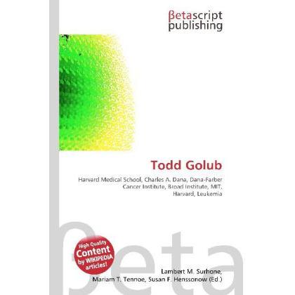Thumbnail - Todd Golub, Fachbücher von Lambert M. Surhone, Mariam T. Tennoe, Susan F. Henssonow