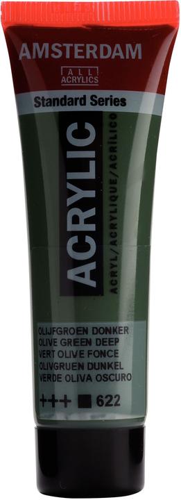 Amsterdam Standard Series Acrylic Tube 20 ml Olive Green Deep 622