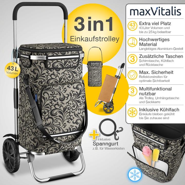 Produktbild MaxVitalis Einkaufstrolley Premium
