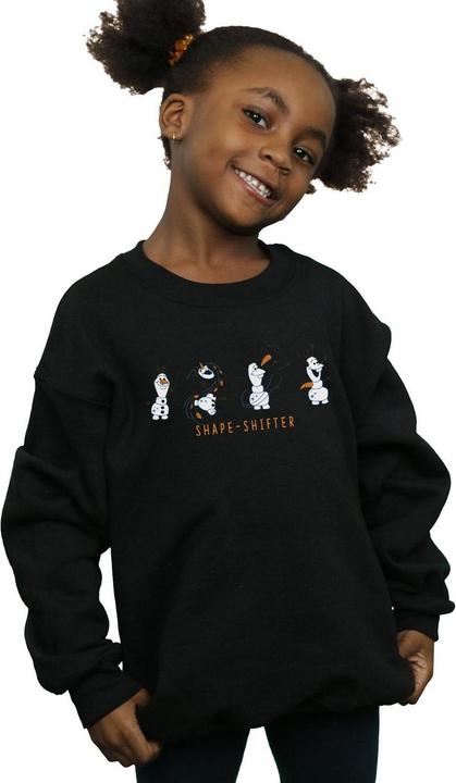 Actual product image Disney Girls Frozen 2 Olaf Shape-Shifter Sweatshirt (140, 146)