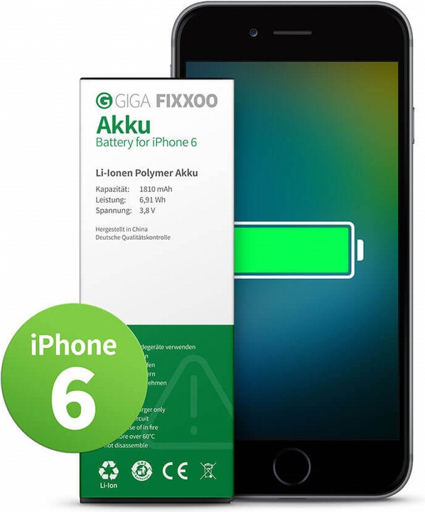 Giga Fixxoo iPhone 6 Akku (Akku, iPhone 6)