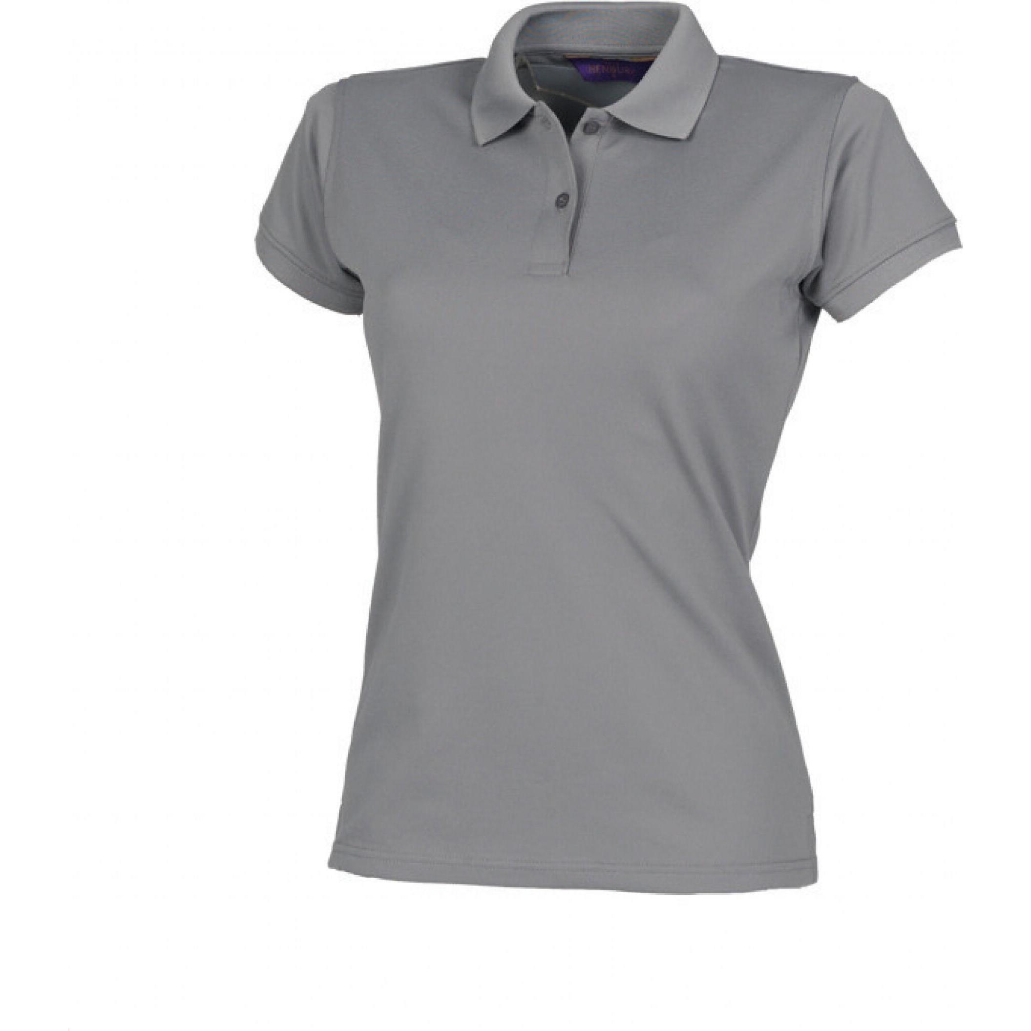Henbury, Damen, Shirt, Cool Plus, Schwarz, (XL)