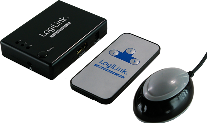 Produktbild LogiLink HDMI 3-Port mit Verstärker