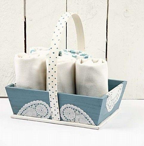 Actual product image Creativ Company Wooden article bottle carrier 3 pieces