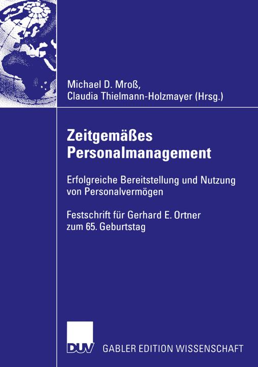 Produktbild Zeitgemässes Personalmanagement (Deutsch, Claudia Thielmann-Holzmayer, Michael Mroß, 2011)