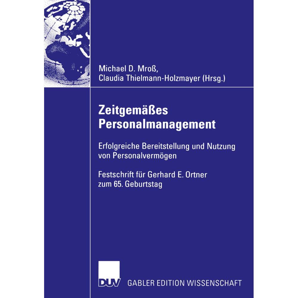 Thumbnail - Zeitgemässes Personalmanagement, Fachbücher von Michael Mroß, Claudia Thielmann-Holzmayer