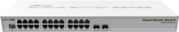 Produktbild MikroTik CRS326-24G-2S+RM: L3 Smart Switch (24 Ports)