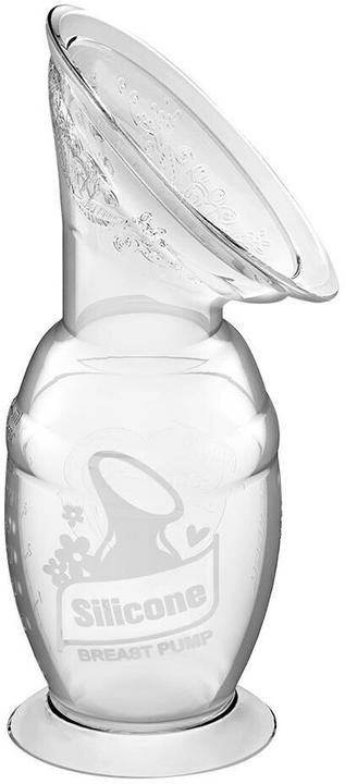 Actual product image Haakaa 100ml Silicone Breast Pump with Suction Base & Silicone Cap