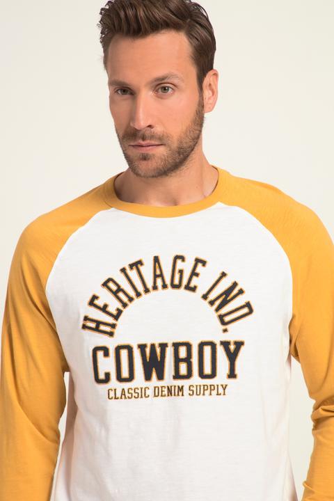 Immagine prodotto JP1880 Maglia in jersey fiammato con applicazioni, scollo a girocollo e maniche lunghe (XXL)