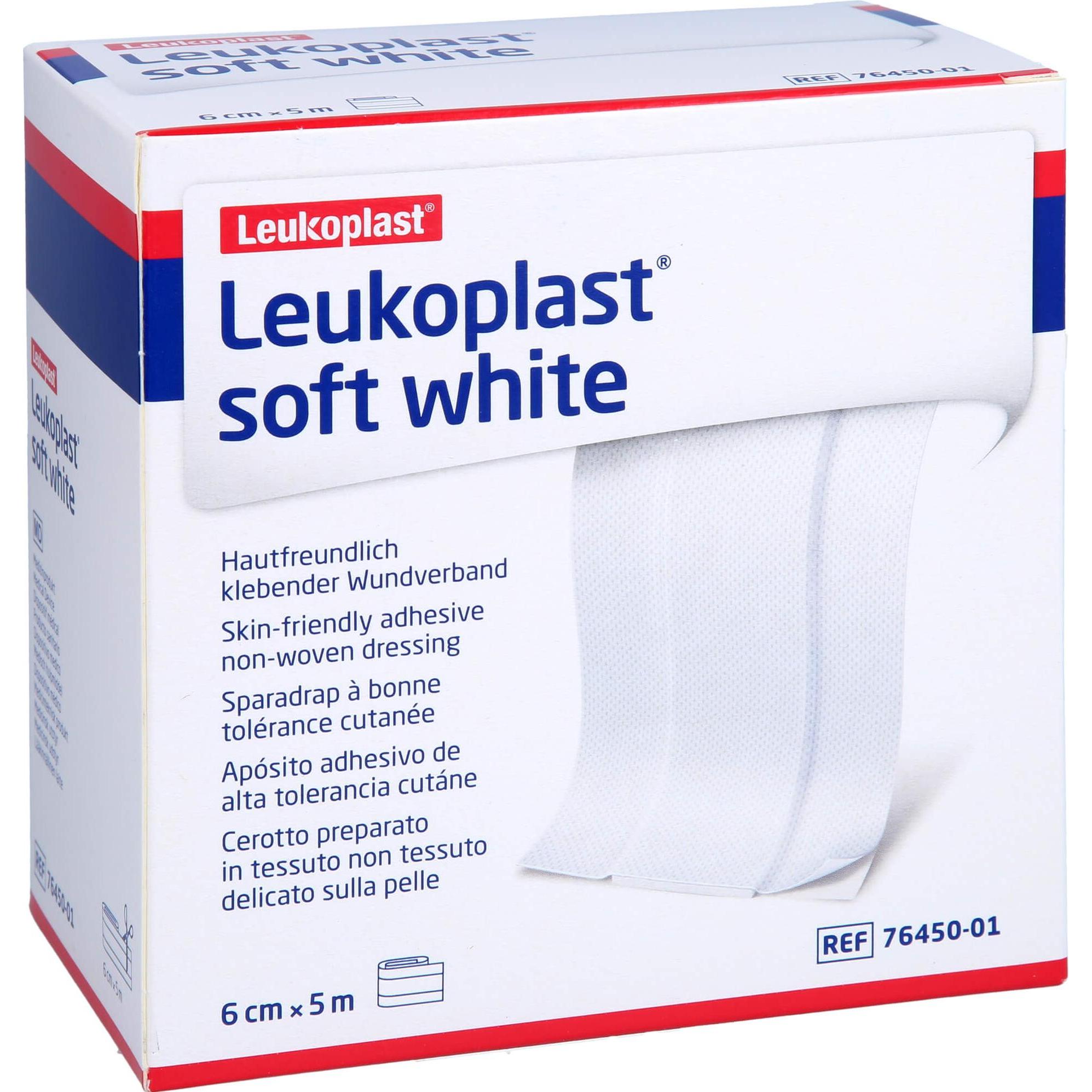 BSN, Pflaster, Leukoplast Soft Wh6cmx5m R, 1 St PFL (1 x)