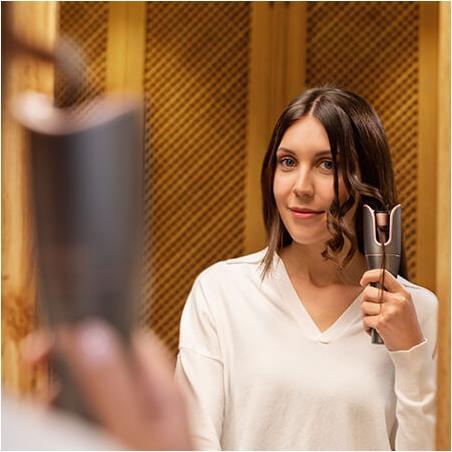Actual product image Cecotec Bamba SurfCare 850 Magic Waves Vision Curling Iron with Digital Motor, Ceramic Coating, Adjustable T
