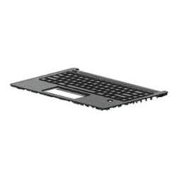 HP Top Cover Plg W Kb Ahs Bl Intl, Notebook Ersatzteile