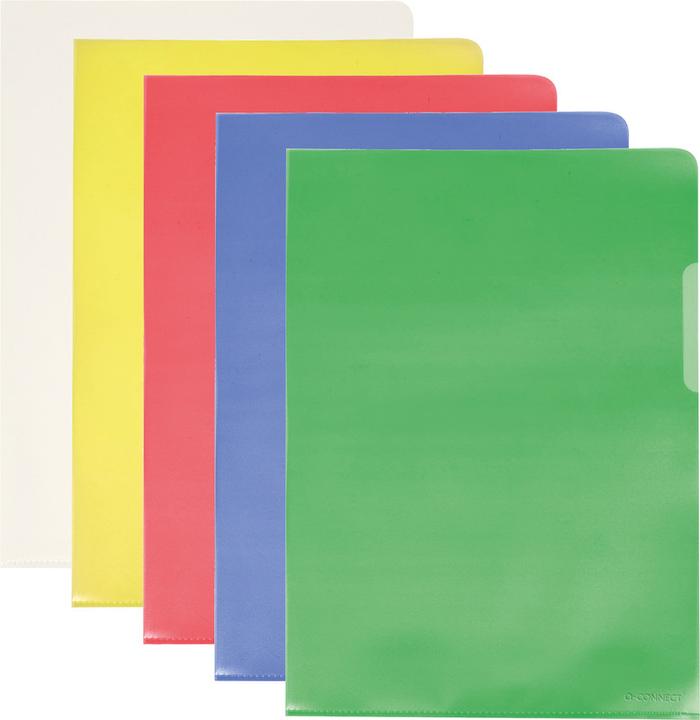Actual product image Q-Connect Transparent pockets PP 120 Micron (A4, 100 x)