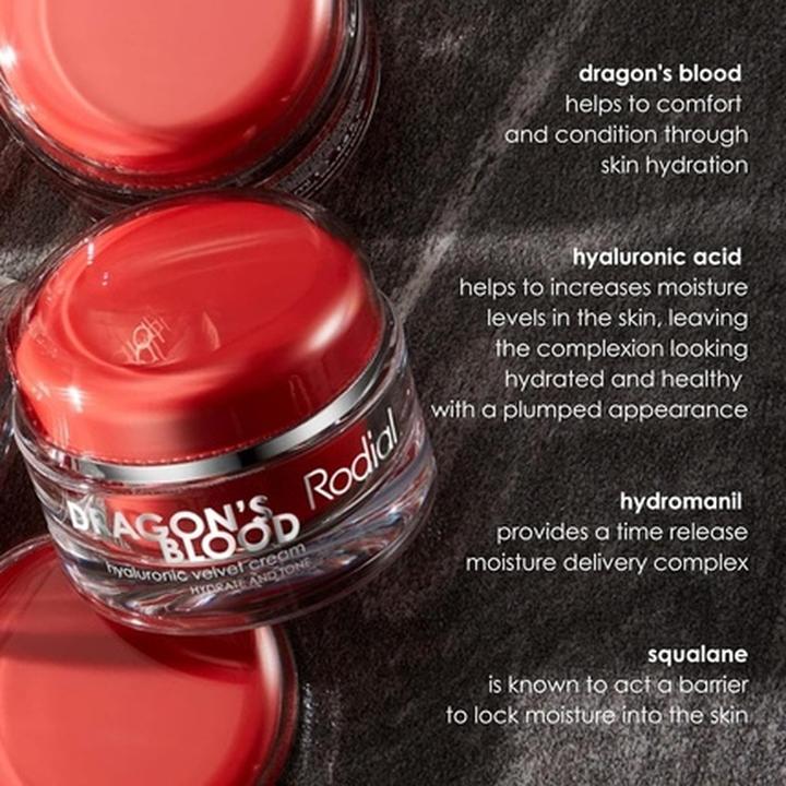 Actual product image Rodial Dragon's Blood Velvet Cream (50 ml, Day cream)