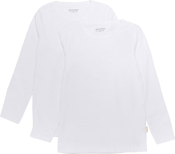 Immagine prodotto Minymo Maglietta Basic 35 L/S da bambino (confezione da 2) (92)