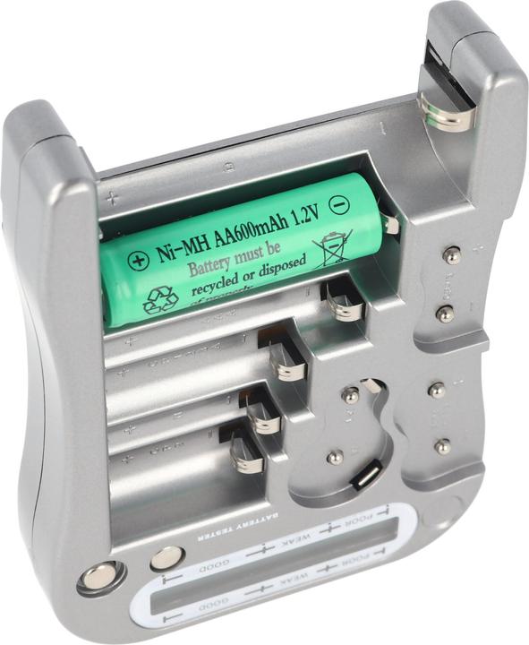 Produktbild Goobay Universal Akku- und Batterie Tester mit LCD-Display