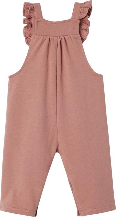 Immagine prodotto Vertbaudet Mädchen Baby Sweat-Latzhose mit Rüschen, Bio-Baumwolle (62)