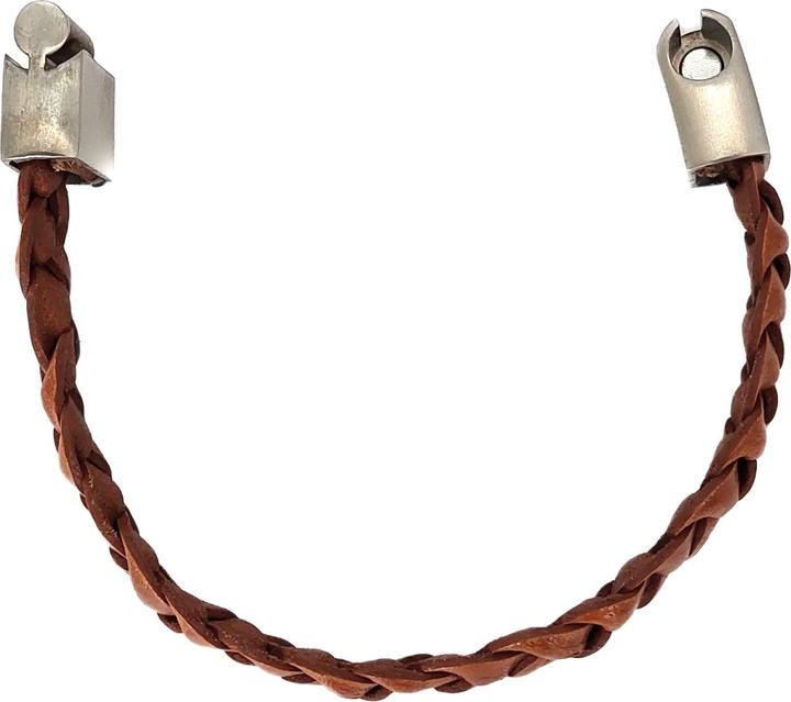 Immagine prodotto Thomss Bracciale in pelle No.03 Bracciale piccolo per bambini/ragazzi marrone chiaro con chiusura in (16.50 cm, Acciaio inossidabile, 100% pelle)