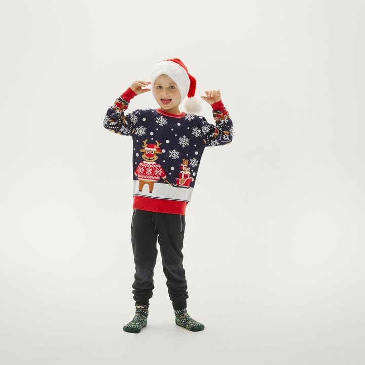 Produktbild Christmas Sweats The Bringing Christmas Gifts Sweater Kids (122, 128)