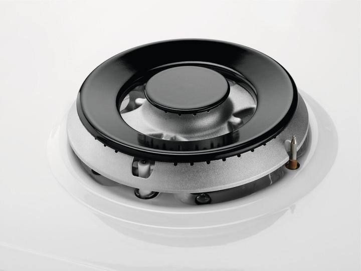 Actual product image Electrolux EGS6414W Cooker White Built-in Gas 4 Cooker(s) (59.40 cm)
