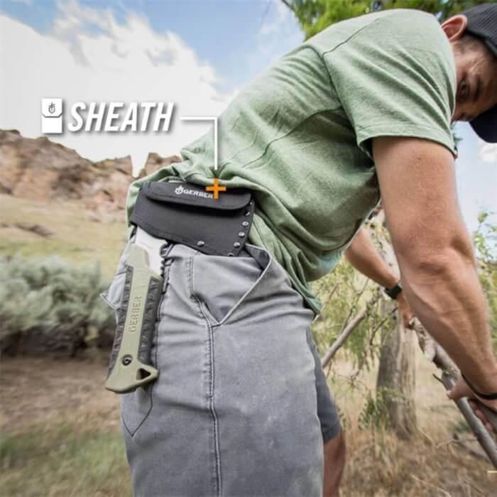 Actual product image Gerber Gear Pack Hatchet Coyote Brown