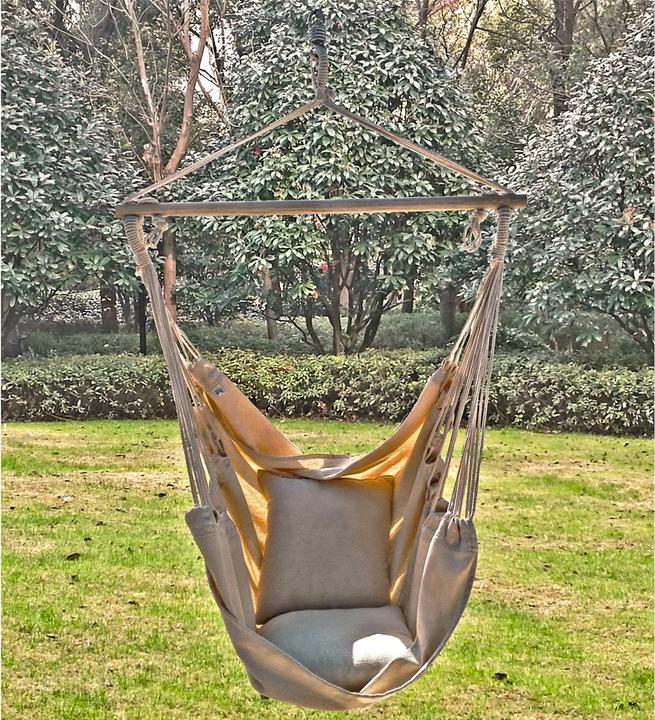 Actual product image Garden Pleasure Hanging Chair Tobago white (120 kg)