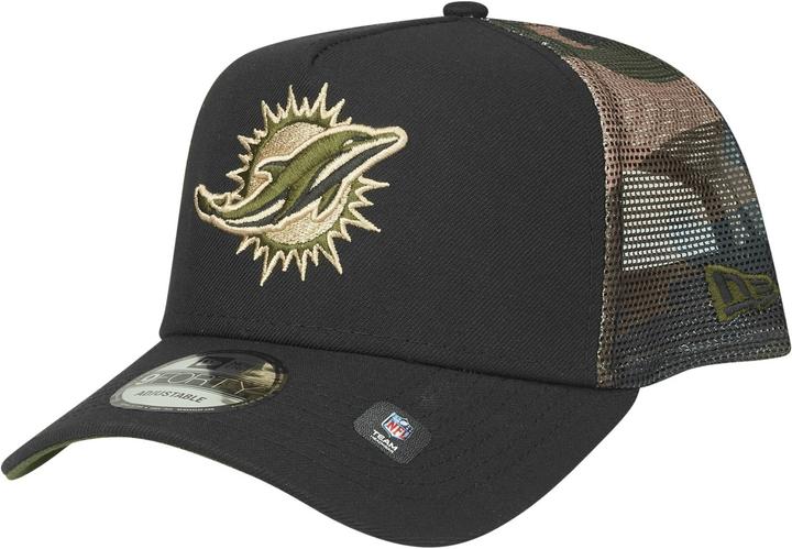 Immagine prodotto New Era Cappello Trucker Snapback - Miami Dolphins in legno mimetico (Taglia unica)