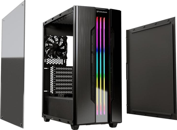 Immagine prodotto Cougar Caso Gemini S Iron-Gray RGB Mid (ATX, mATX, Mini-ITX, SSI CEB)