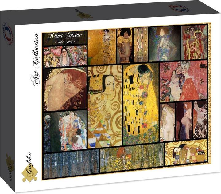Productafbeelding Grafika Puzzel 2000 stukjes Collage - Gustav Klimt (2000 onderdelen)