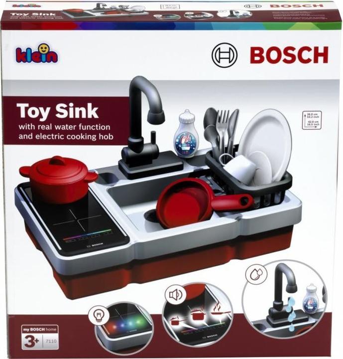 Productafbeelding Theo Klein Bosch - Spüle mit Wasserfunktion und Kochfeld