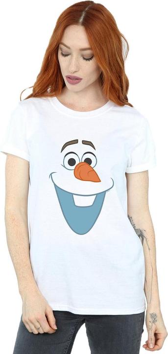 Immagine prodotto Disney Frozen Olaf Face Maglietta Ampia Donna (XL)