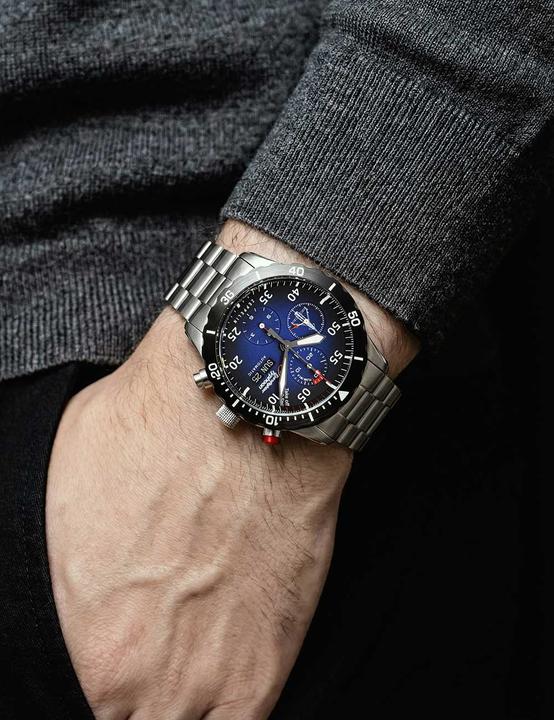 Immagine prodotto Zeppelin 7218M-3 Eurofighter Typhoon Automatic Limited 43mm 10ATM (Cronografo, Orologio digitale, 43 mm)