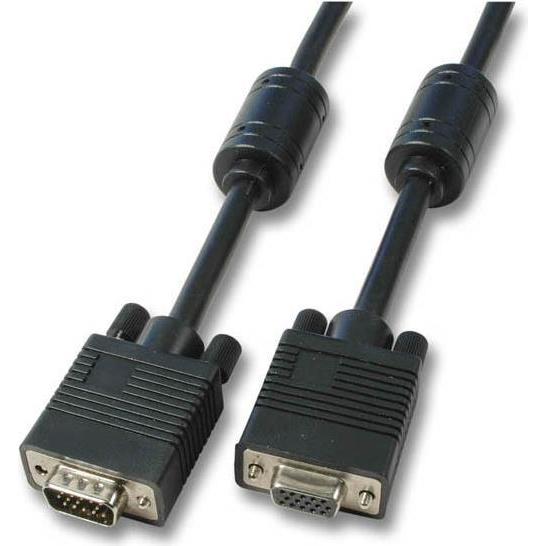 Thumbnail - EFB Elektronik D-Sub 5m 5m VGA (D-Sub) VGA (D-Sub) Schwarz VGA-Kabel (5 m, VGA), Video Kabel