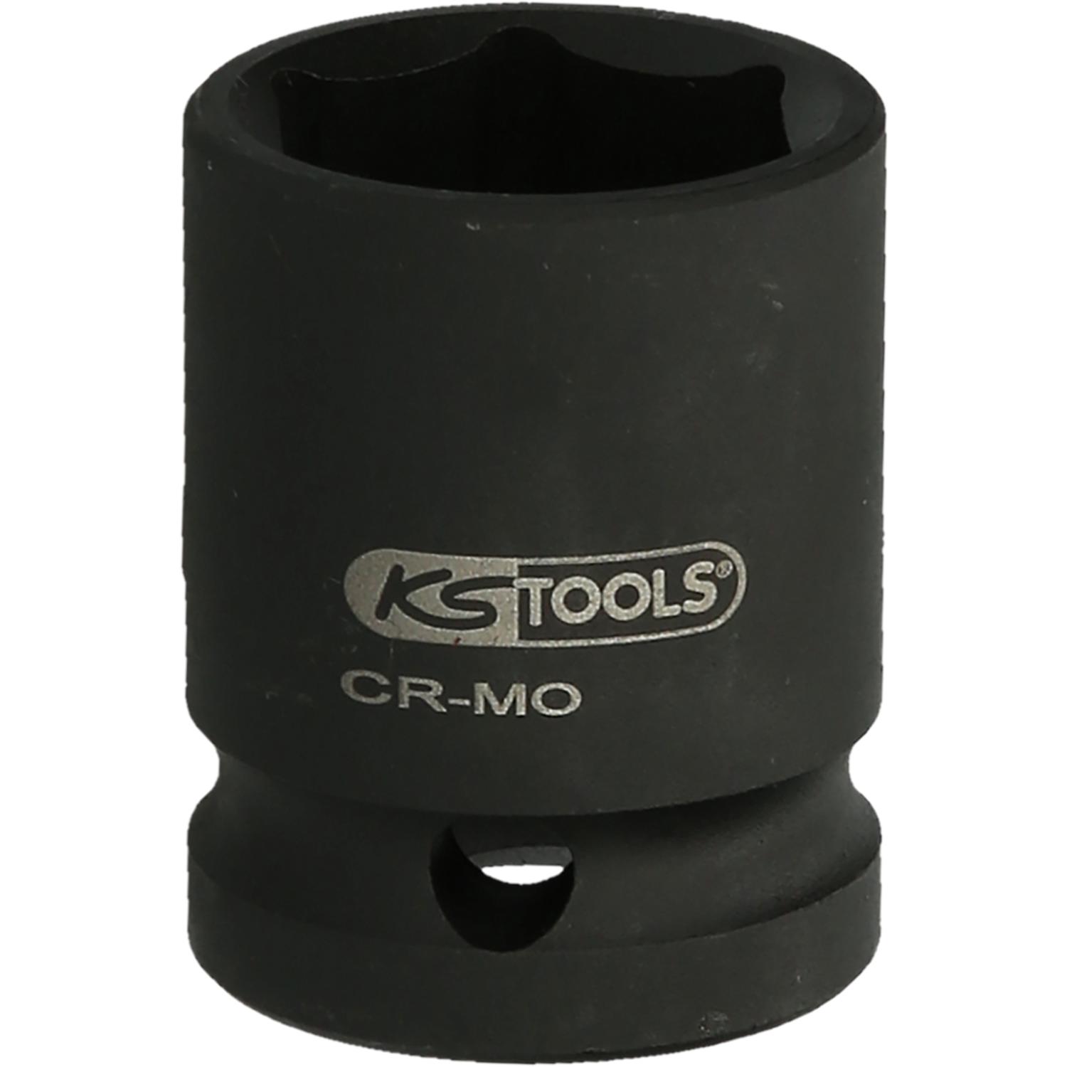 KS Tools, Steckschlüssel + Stecknuss, 1.1/2" Sechskant-Kraft-Stecknuss kurz (78 mm)