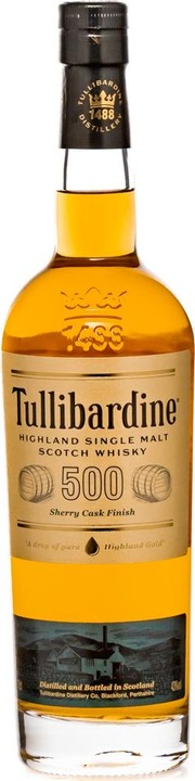 Actual product image Tullibardine 500 (Single Malt, Scotch whisky, 1 x 70 cl)