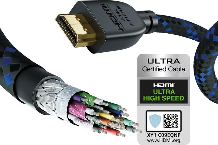 Produktbild Inakustik Premium Ultra High Speed HDMI 5.0m schwarz (5 m, HDMI, 2.1)