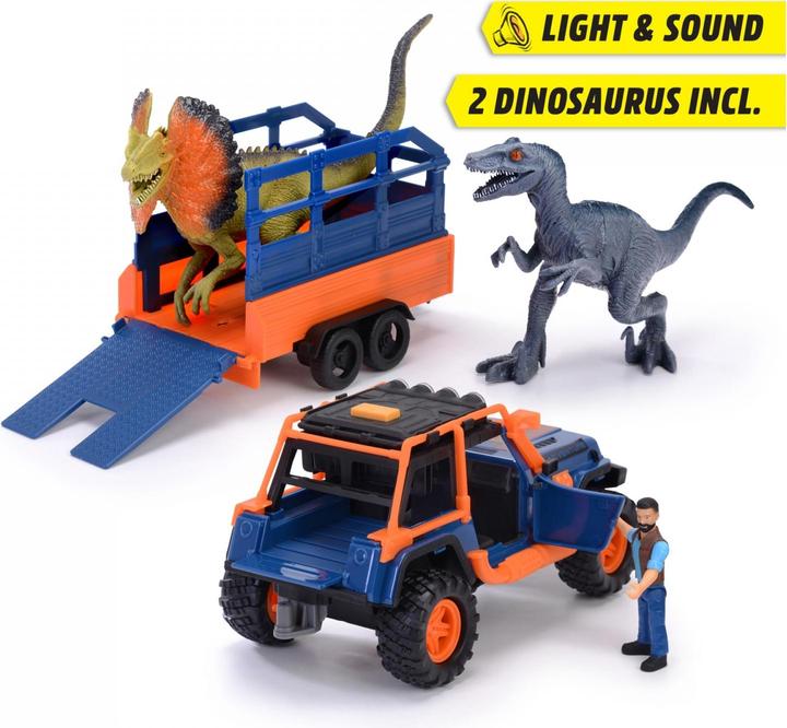 Immagine prodotto Dickie Set gioco Dino Jeep con rimorchio